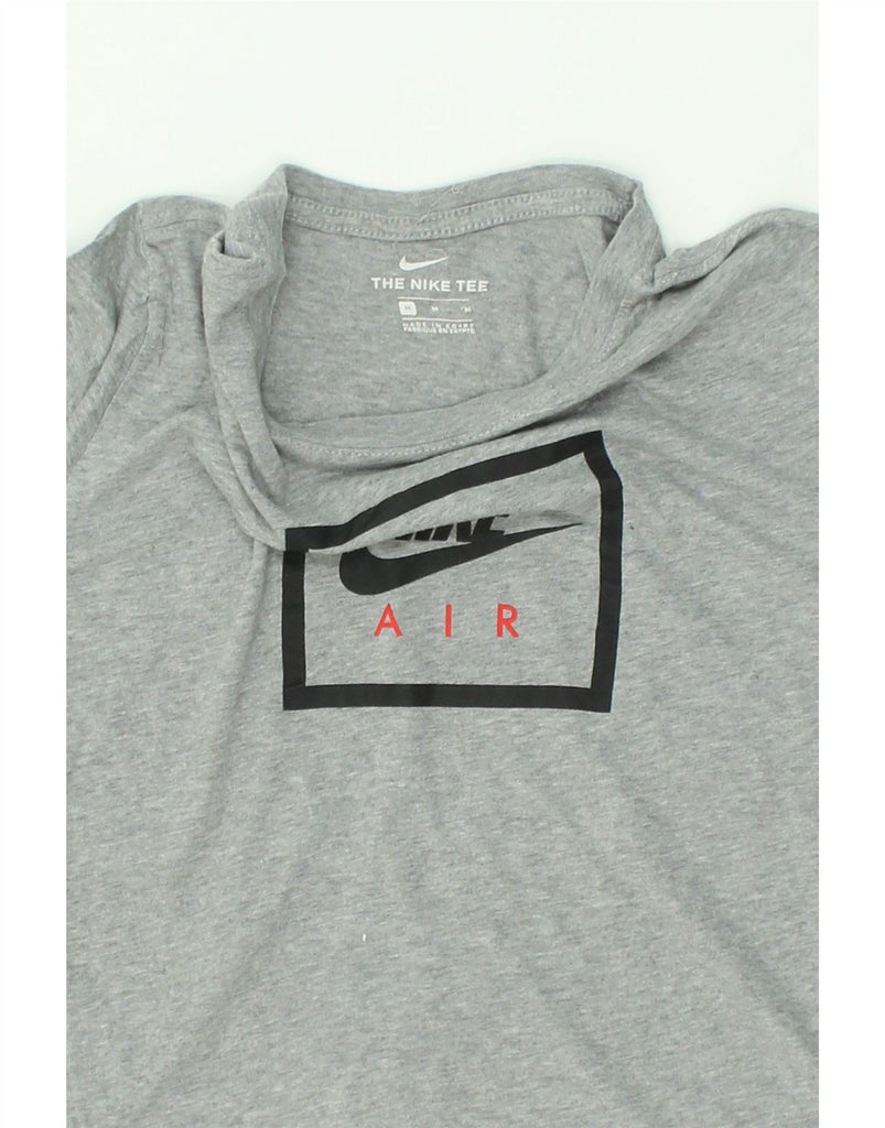 NIKE Mens The Nike Tee Slim Fit Graphic T-Shirt Top Medium Grey Cotton | Vintage Nike | Thrift | Second-Hand Nike | Used Clothing | Messina Hembry 