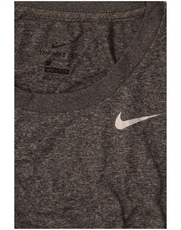 Nike Mens Dri Fit T-Shirt Top XL Grey Flecked
