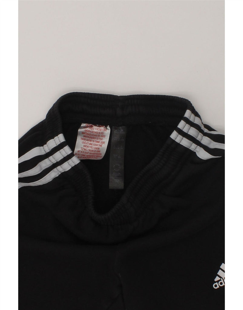 ADIDAS Boys Tracksuit Trousers Joggers 4-5 Years Black Cotton | Vintage Adidas | Thrift | Second-Hand Adidas | Used Clothing | Messina Hembry 