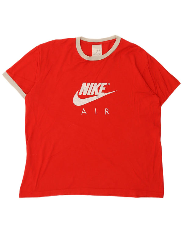 Nike Mens Graphic T-Shirt Top XL Red Cotton