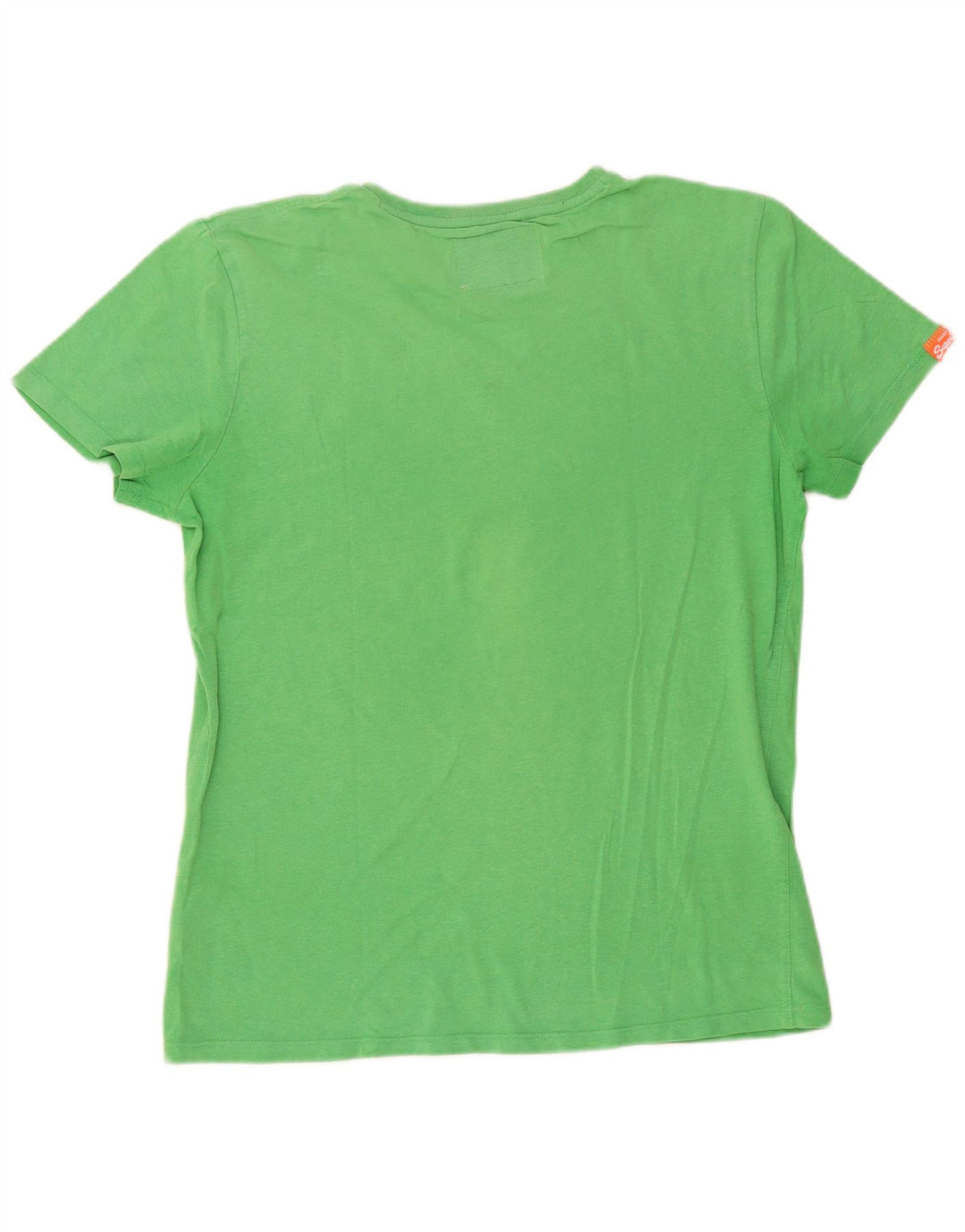 Superdry Mens T-Shirt Top Large Green Cotton