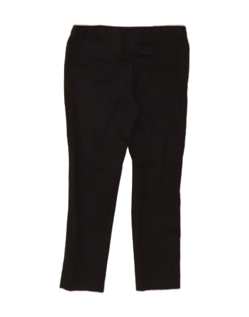 MICHAEL KORS Womens Slim Casual Trousers US 8 Medium W32 L29 Black Cotton Vintage Michael Kors and Second-Hand Michael Kors from Messina Hembry 