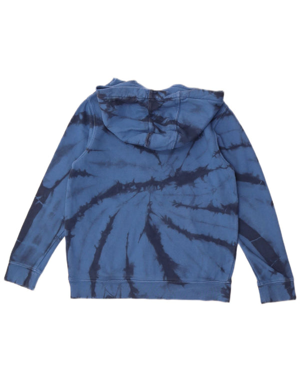 Vans Boys Hoodie Jumper 8-9 Years Small  Blue Tie Dye Cotton