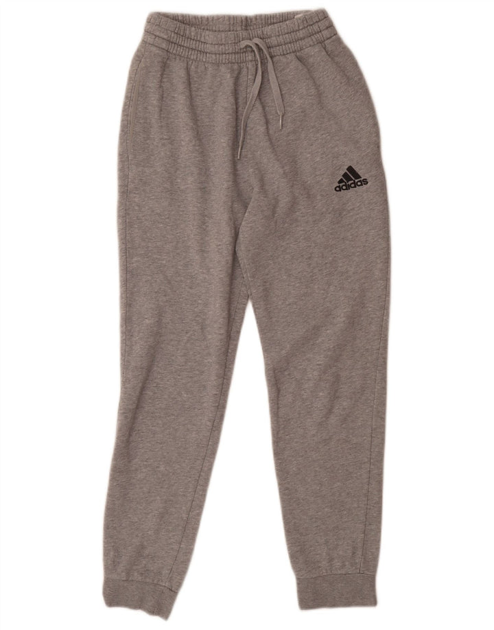 ADIDAS Mens Tracksuit Trousers Joggers XS  Grey Cotton