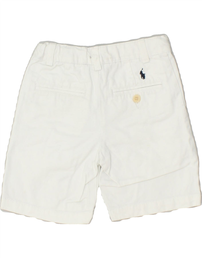 POLO RALPH LAUREN Boys Chino Shorts 3-4 Years W20  White Cotton | Vintage Polo Ralph Lauren | Thrift | Second-Hand Polo Ralph Lauren | Used Clothing | Messina Hembry 