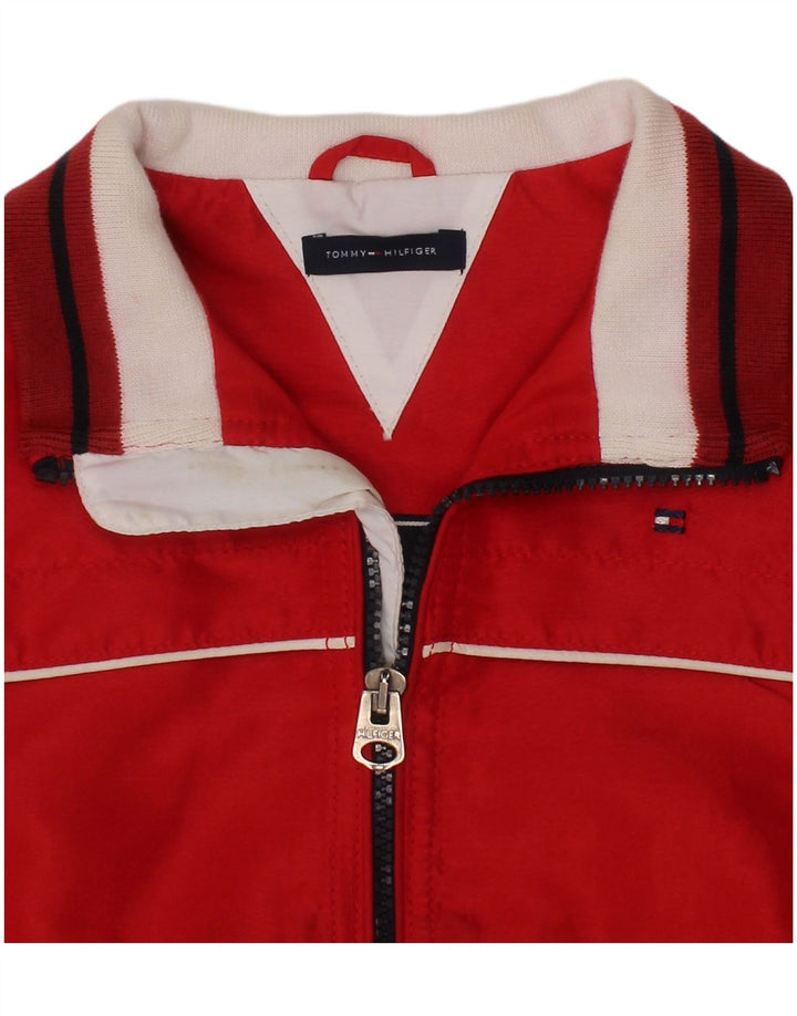 TOMMY HILFIGER Boys Bomber Jacket 5-6 Years Red