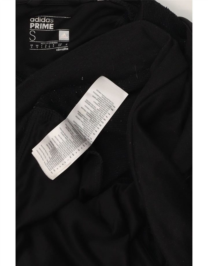 Adidas Mens Graphic Zip Hoodie Sweater Small Black Polyester