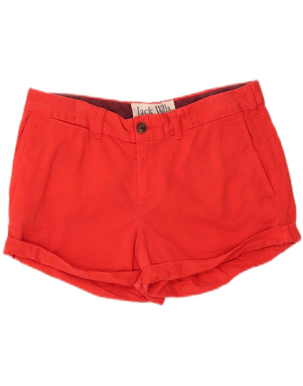 Jack Wills Womens Chino Shorts UK 12 Medium W32  Red