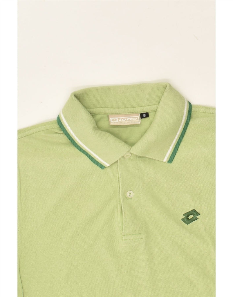 LOTTO Mens Polo Shirt Small Green Cotton | Vintage Lotto | Thrift | Second-Hand Lotto | Used Clothing | Messina Hembry 