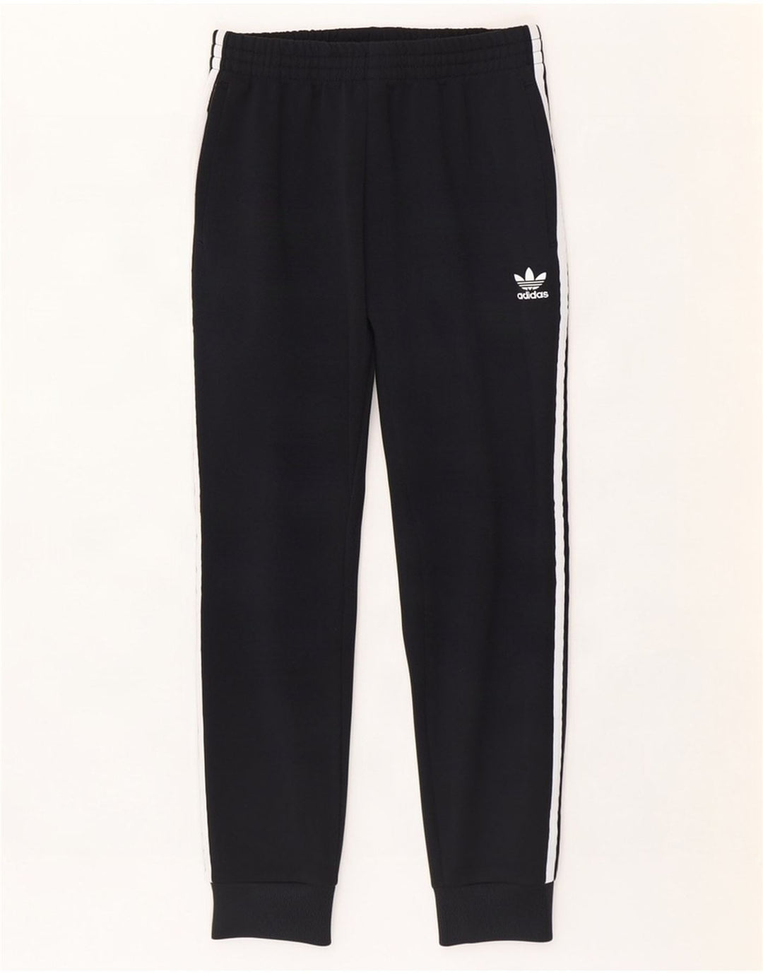Adidas Mens Tracksuit Trousers Joggers Medium Black Polyester