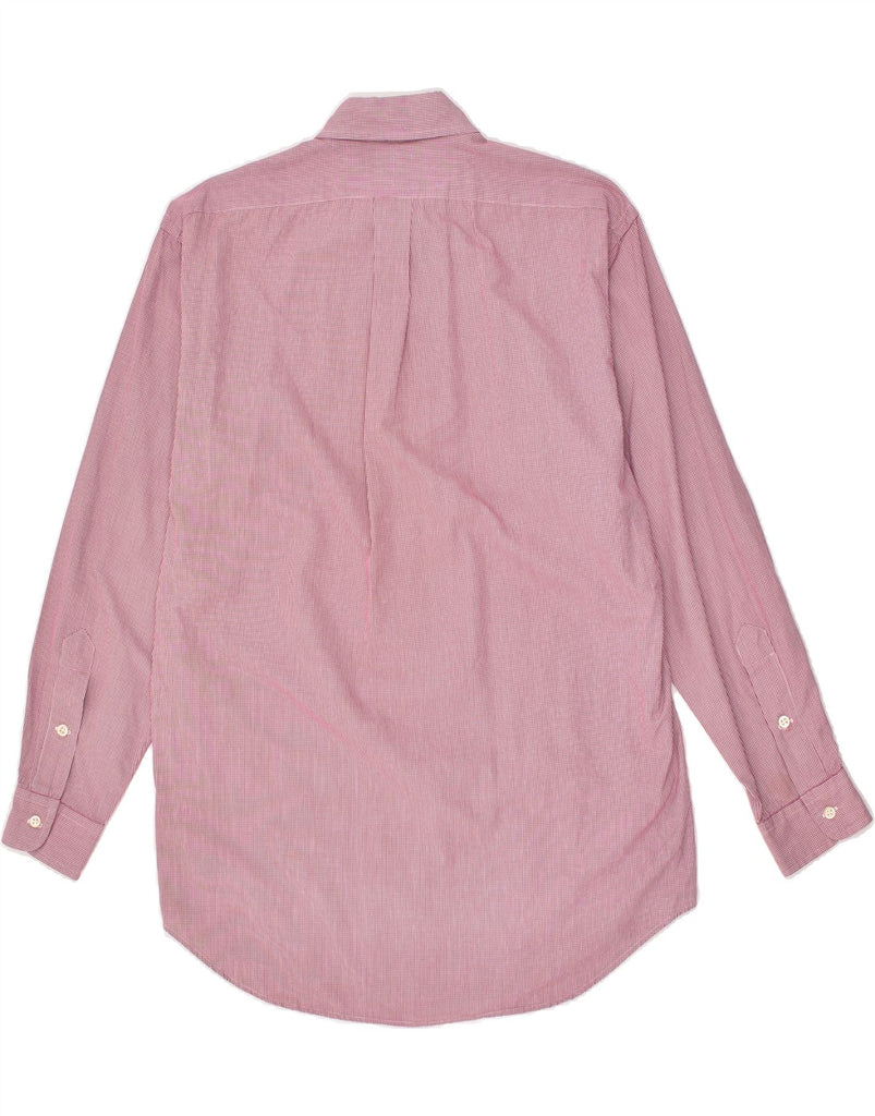 RALPH LAUREN Mens Blake Shirt Small Pink Gingham Cotton | Vintage Ralph Lauren | Thrift | Second-Hand Ralph Lauren | Used Clothing | Messina Hembry 