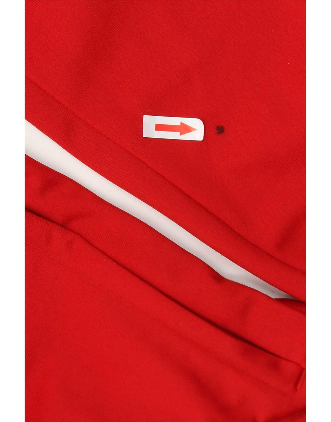 Adidas Mens Tracksuit Top Jacket Small Red Polyester