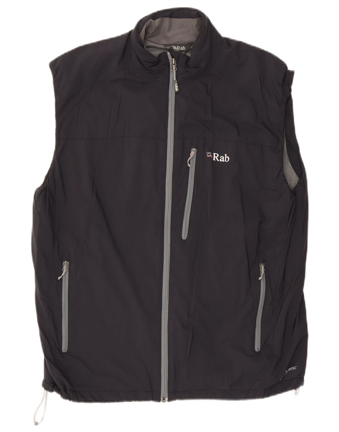 Rab Mens Sleeveless Tracksuit Top Jacket XL Navy Blue Polyamide