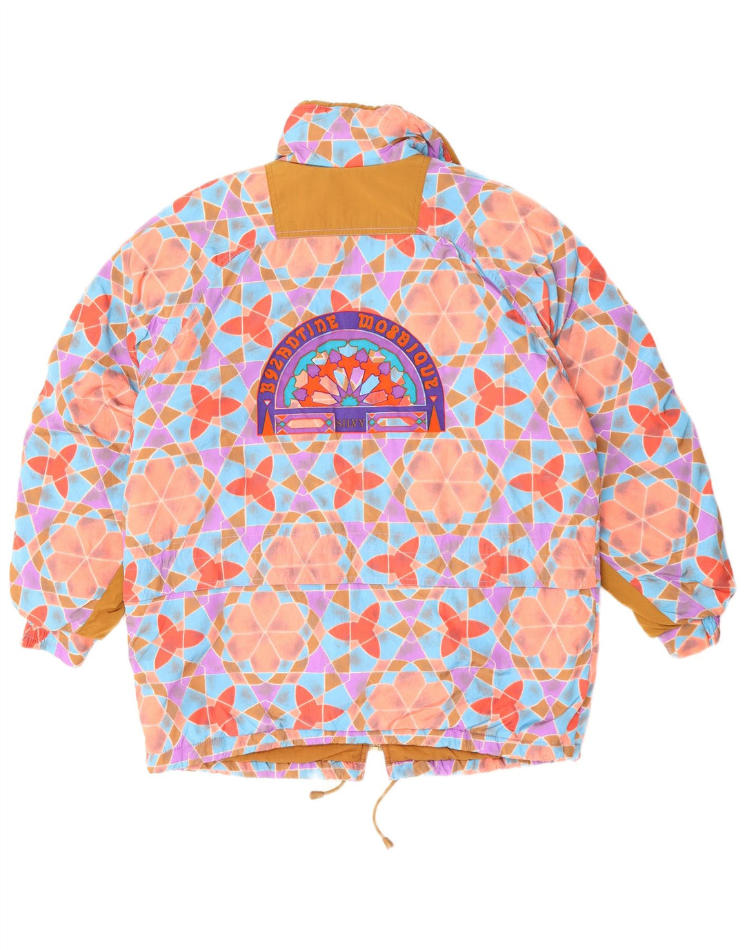 SILVY Womens Oversized Windbreaker Jacket IT 42 Medium Multicoloured