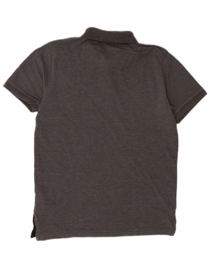 Pierre Cardin Mens Regular Fit Polo Shirt Small Grey Colourblock Polyester