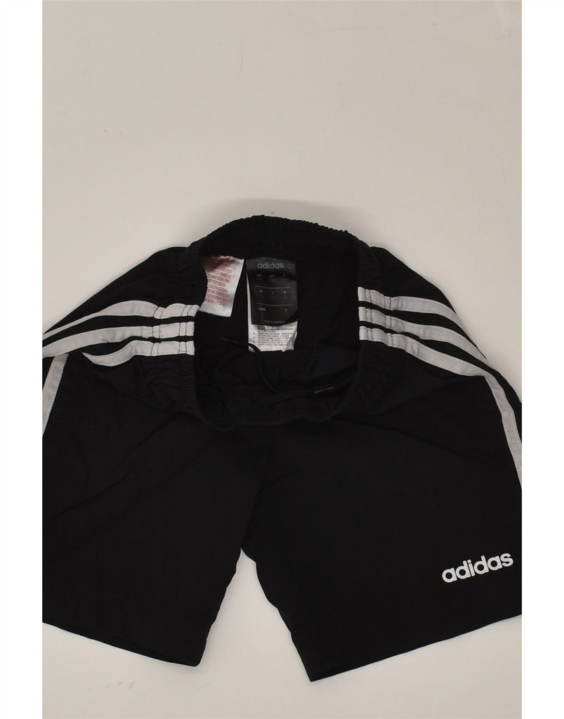 ADIDAS Boys Sport Shorts 5-6 Years Black Polyester | Vintage Adidas | Thrift | Second-Hand Adidas | Used Clothing | Messina Hembry 