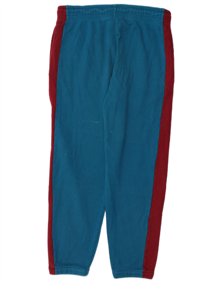 Nike Mens Tracksuit Trousers Joggers Medium  Blue Colourblock Cotton