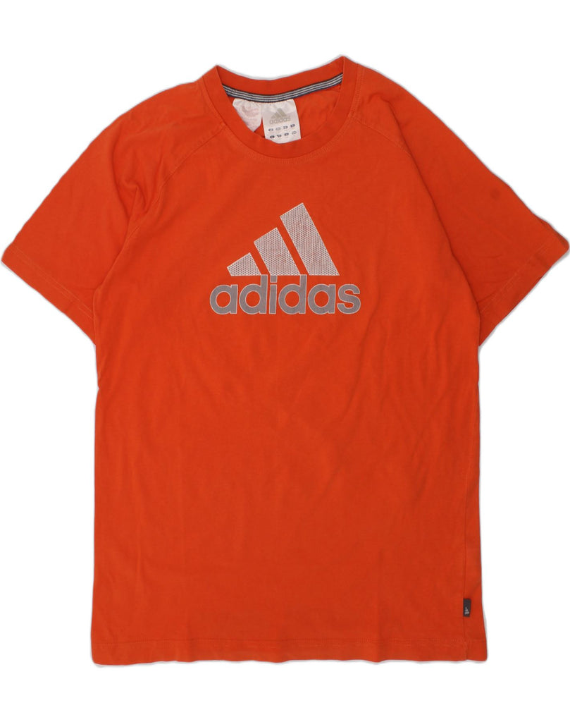 ADIDAS Boys Graphic T-Shirt Top 13-14 Years Orange Cotton | Vintage Adidas | Thrift | Second-Hand Adidas | Used Clothing | Messina Hembry 