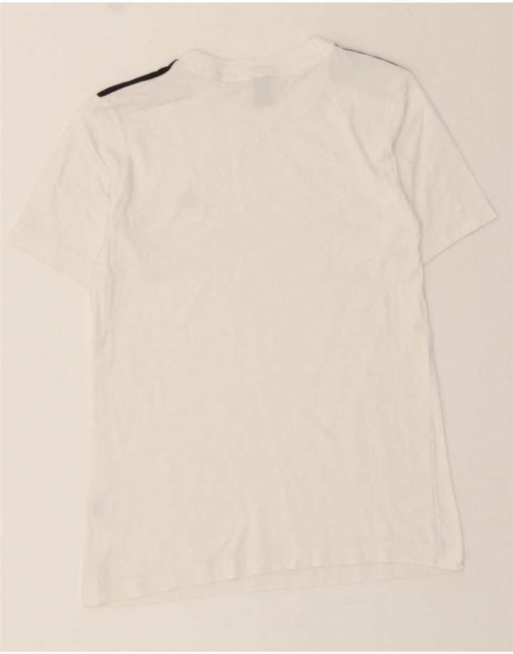 ADIDAS Womens T-Shirt Top UK 10 Small White Vintage Adidas and Second-Hand Adidas from Messina Hembry 
