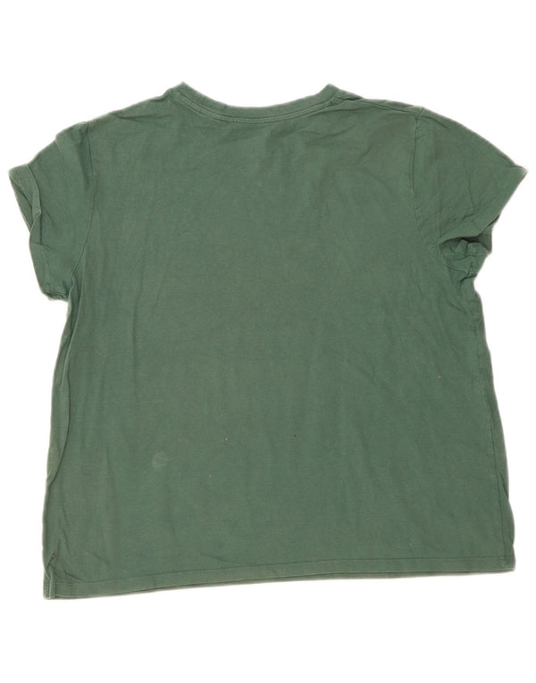 Levi's Womens T-Shirt Top UK 16 Large Green