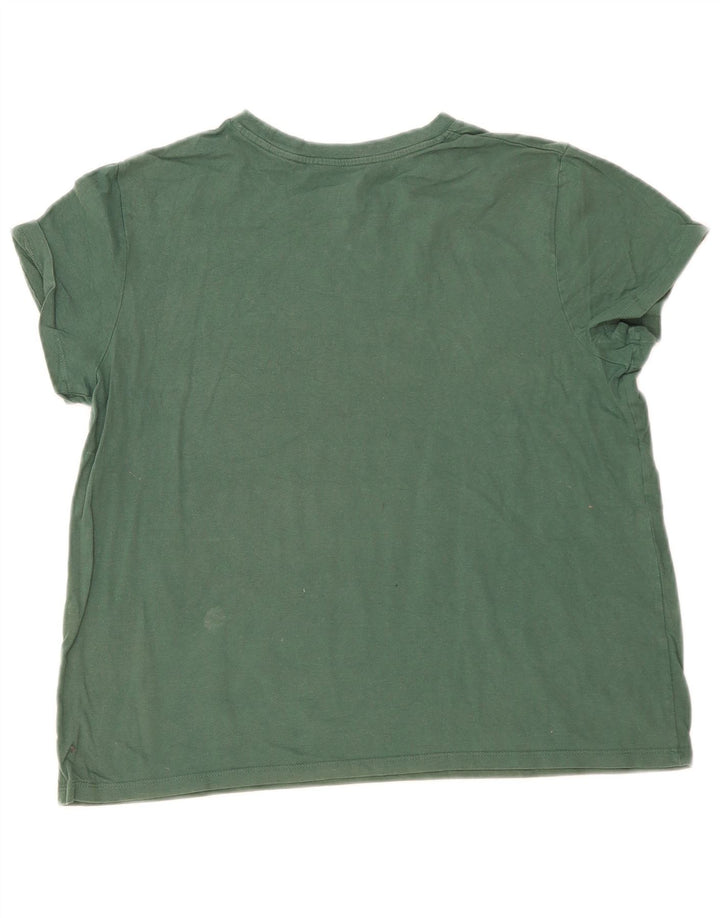 Levi's Womens T-Shirt Top UK 16 Large Green