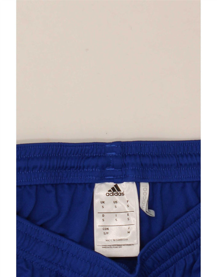 Adidas Mens Climacool Sport Shorts Small Blue Polyester