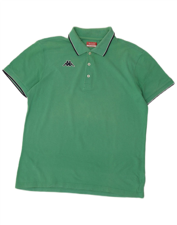 Kappa Mens Polo Shirt XL Green