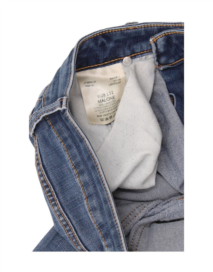 LEE Womens Malone Slim Jeans W28 L32 Blue Cotton
