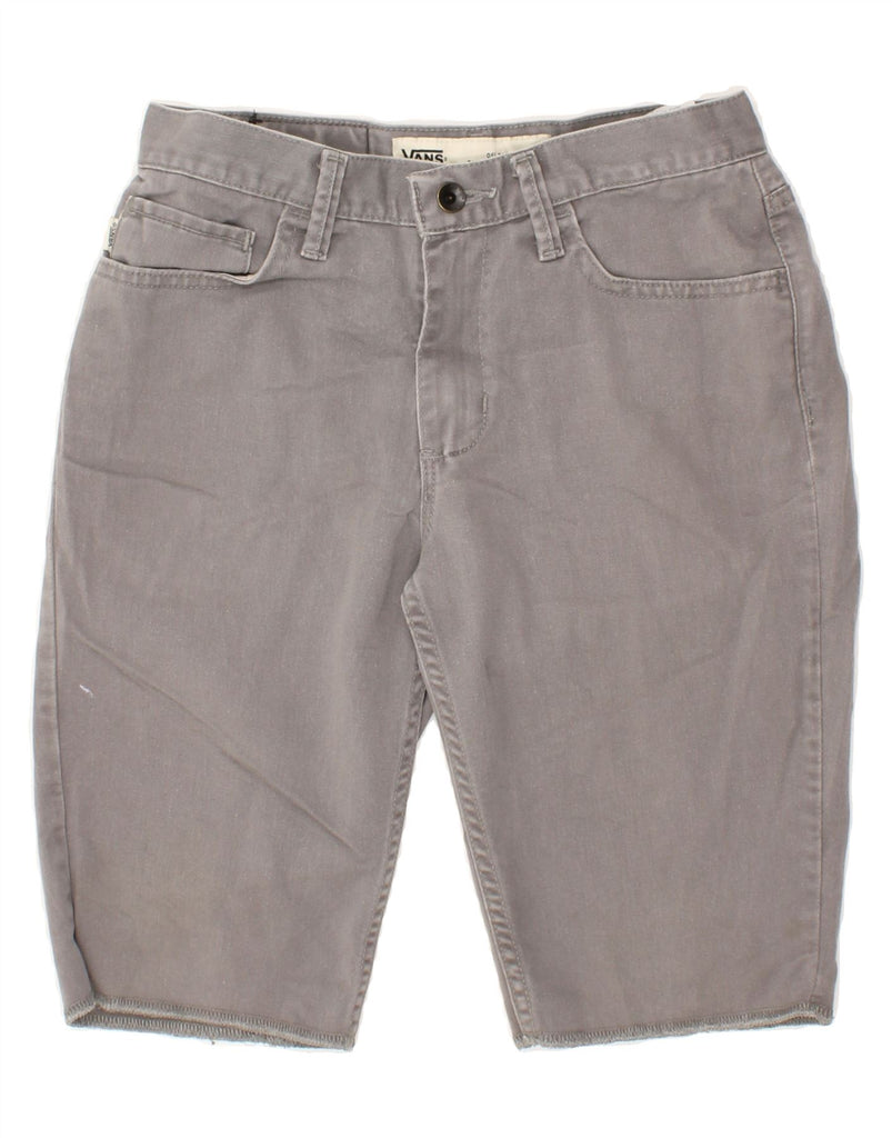 VANS Womens Bermuda Shorts W28 Medium Grey Vintage Vans and Second-Hand Vans from Messina Hembry 