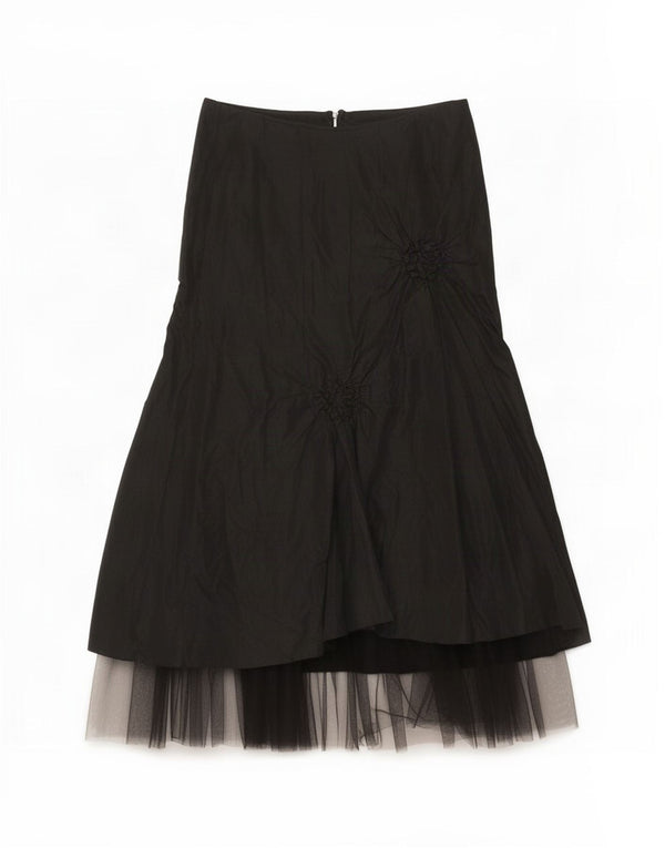Steilmann Womens A-Line Skirt UK 14 Medium W30 Black