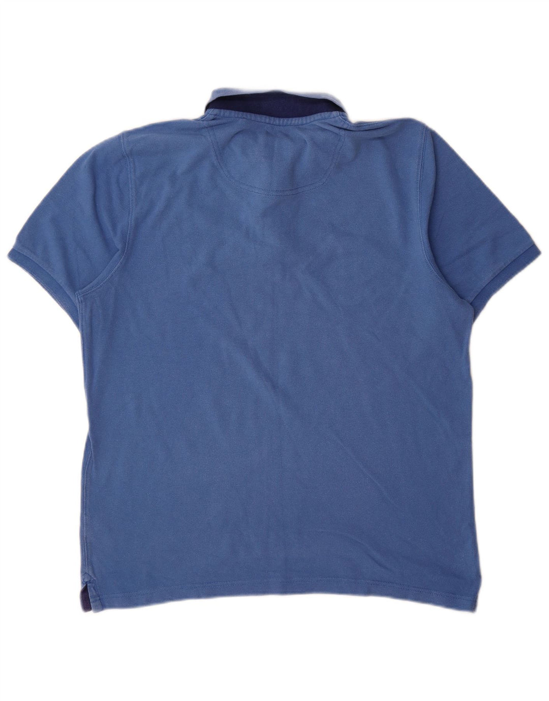 Joules Mens Classic Fit Polo Shirt Large Blue Cotton