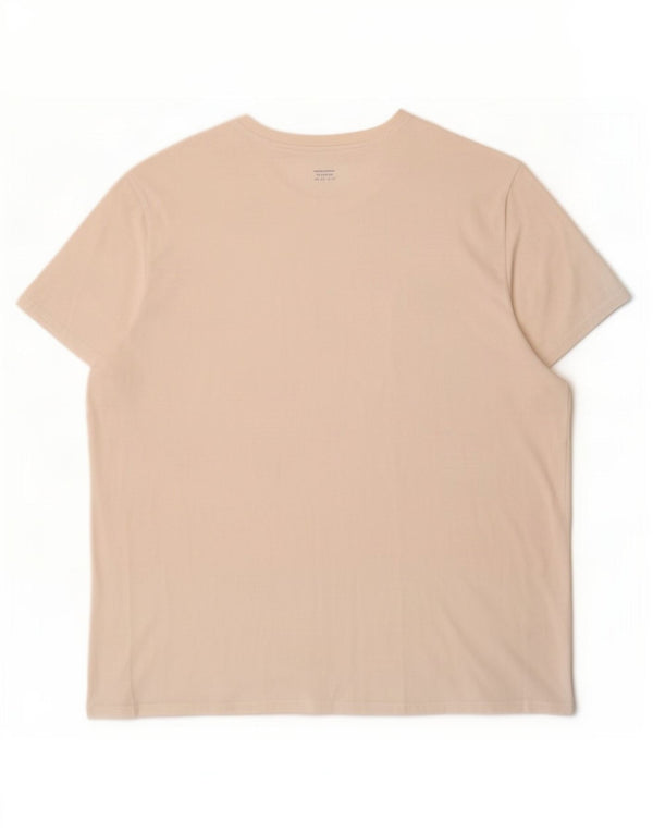 Lacoste Mens Regular Fit T-Shirt Top Size 9 4XL White Cotton