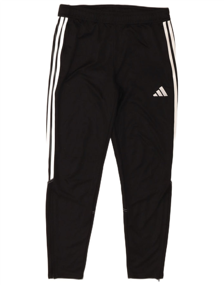 Adidas Mens Tracksuit Trousers Medium Black Polyester