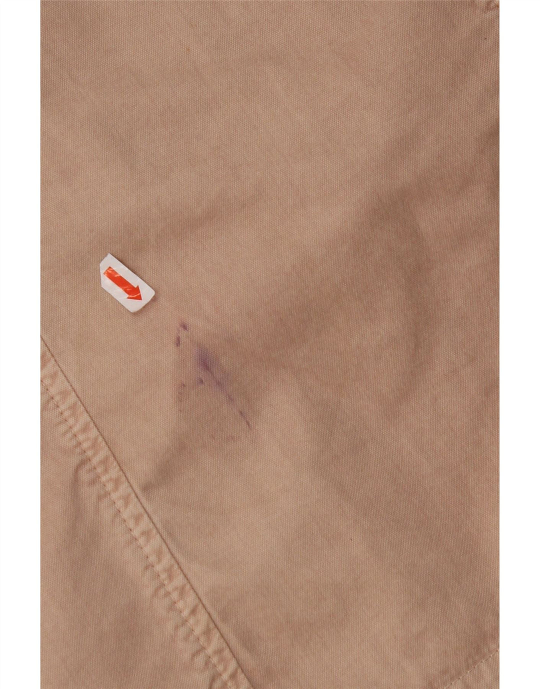 DONDUP Womens Bomber Jacket IT 52 2XL Beige Cotton