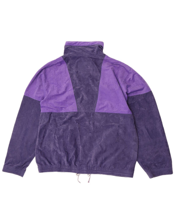 Great Escapes Womens Graphic Sweatshirt Jumper UK 18 XL Purple 90s