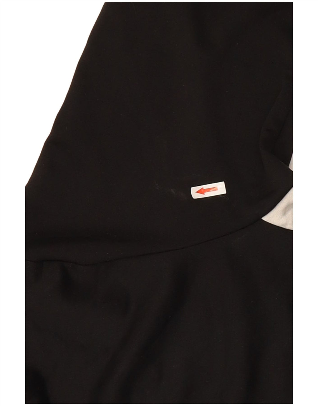 Adidas Mens Tracksuit Top Jacket Large Black Colourblock Polyester