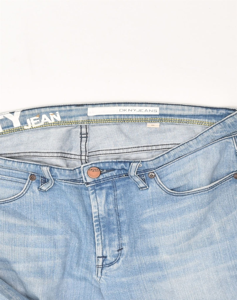 DKNY Mens Straight Jeans W32 L26 Blue Cotton | Vintage Dkny | Thrift | Second-Hand Dkny | Used Clothing | Messina Hembry 