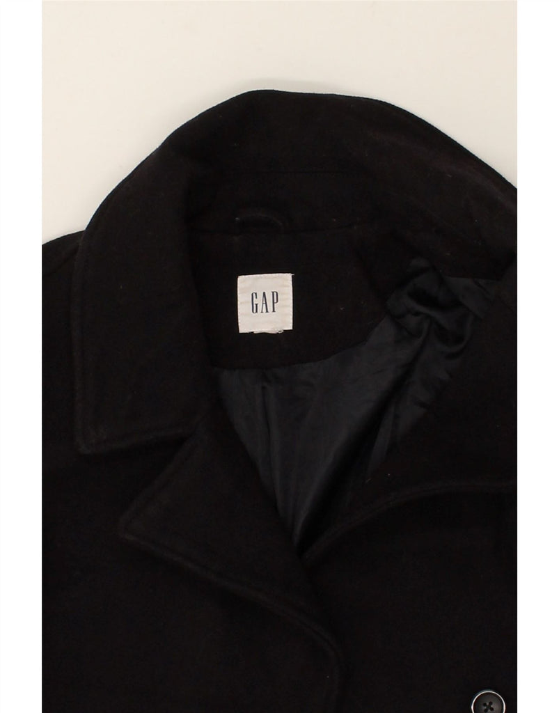 GAP Womens Overcoat UK 18 XL Black Wool | Vintage Gap | Thrift | Second-Hand Gap | Used Clothing | Messina Hembry 