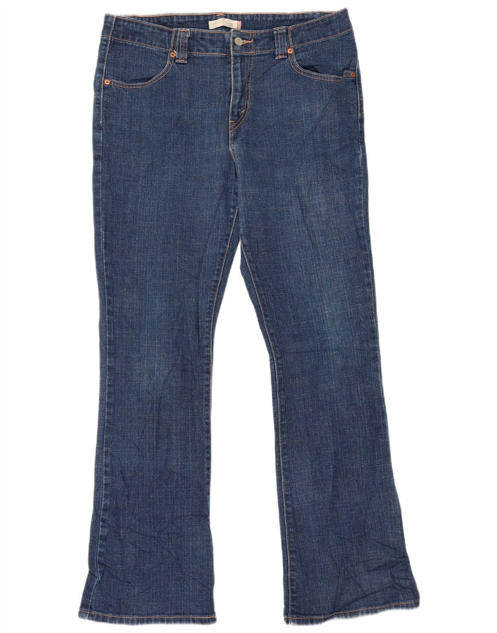 Levi's Womens 525 Bootcut Jeans US 12 Large W34 L32 Blue Cotton