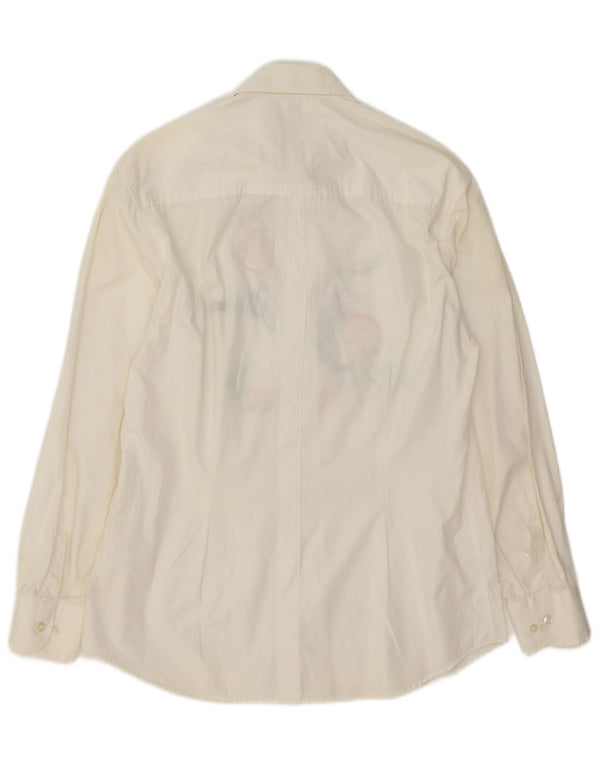 Emmanuel Schvili Womens Warner Bros Graphic Shirt IT 42 Medium White Floral