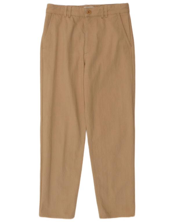 Cos Womens Straight Chino Trousers EU 38 Medium W28 L29 Beige Cotton
