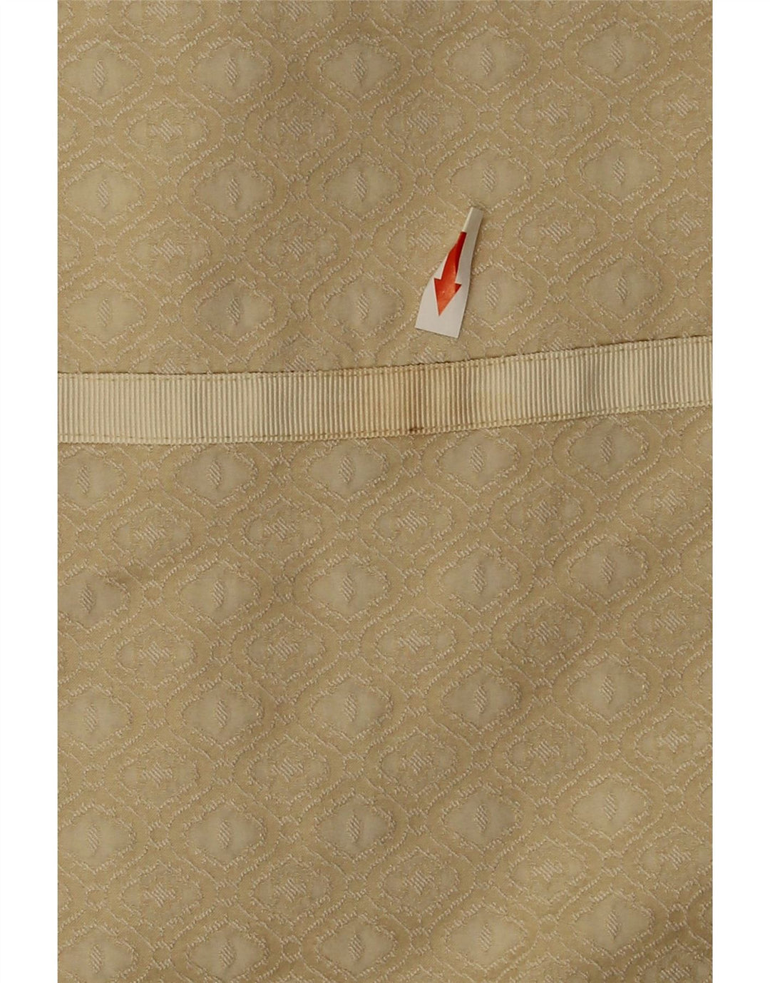 Awear Womens A-Line Skirt UK 12 Medium W30 Beige Geometric Polyester