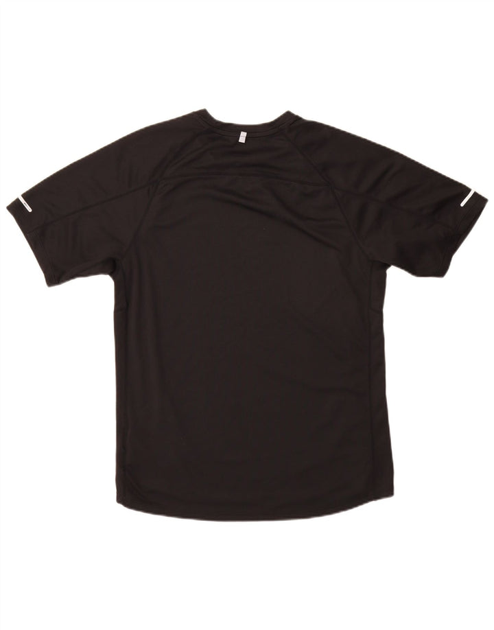 Nike Mens Dri Fit T-Shirt Top Medium Black Polyester