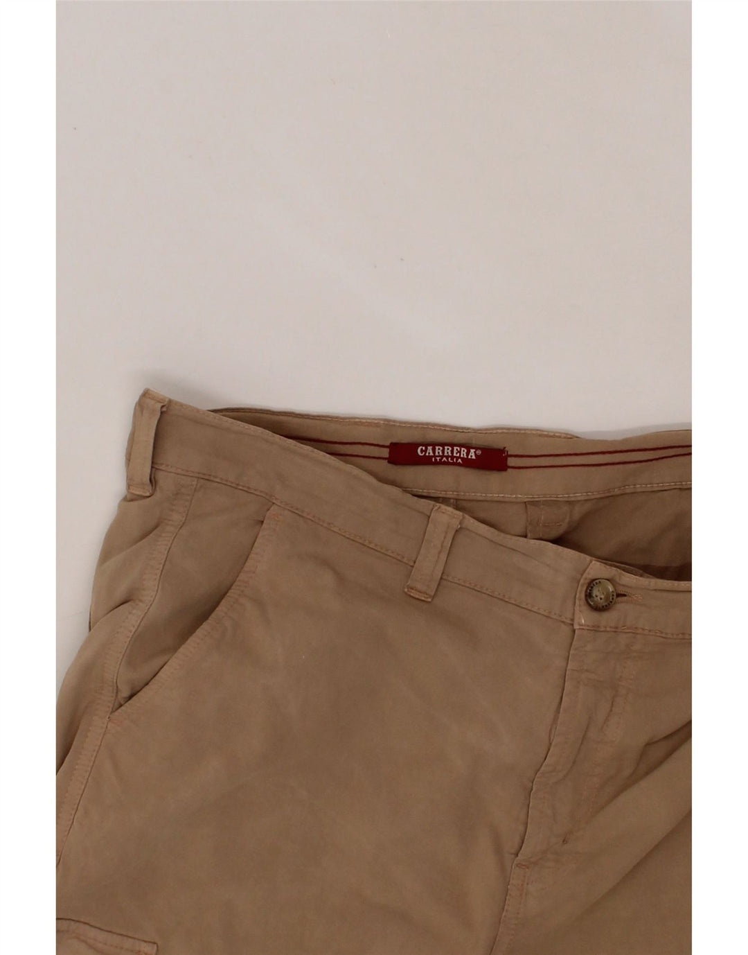 CARRERA Mens 618 Regular Cargo Shorts IT 52 XL W38  Brown Cotton Vintage Carrera and Second-Hand Carrera from Messina Hembry 