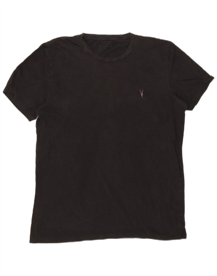 ALL SAINTS Mens T-Shirt Top Large Black