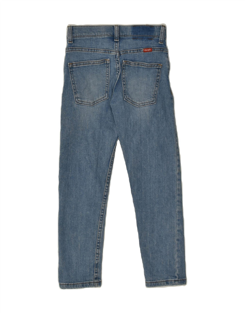 WRANGLER Boys Etroite Slim Jeans 7-8 Years W22 L22 Blue Cotton | Vintage Wrangler | Thrift | Second-Hand Wrangler | Used Clothing | Messina Hembry 
