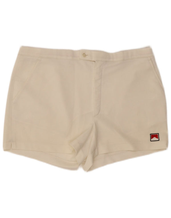 Marlboro Mens Chino Shorts IT 54 2XL W36  White