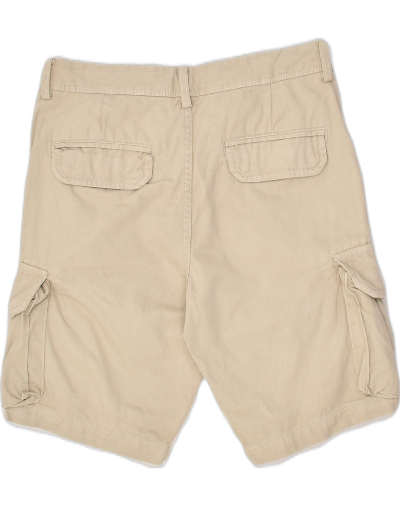 OVS Mens Regular Fit Cargo Shorts W30 Medium  Beige Cotton | Vintage OVS | Thrift | Second-Hand OVS | Used Clothing | Messina Hembry 