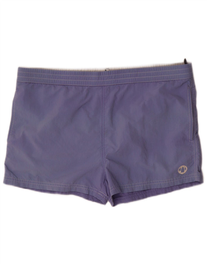 MURPHY & NYE Mens Sailmakers Swimming Shorts Large  Blue Nylon