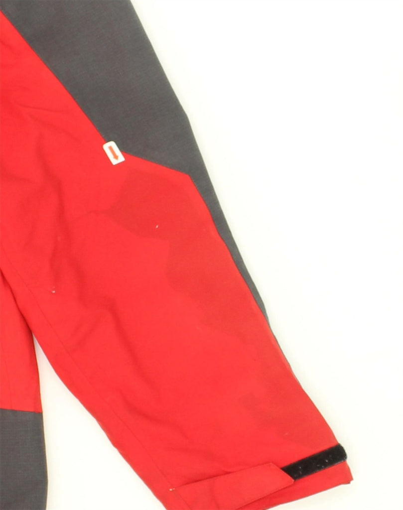 JACK WOLFSKIN Mens Rain Jacket UK 40/42 Large Red Colourblock Polyamide | Vintage Jack Wolfskin | Thrift | Second-Hand Jack Wolfskin | Used Clothing | Messina Hembry 